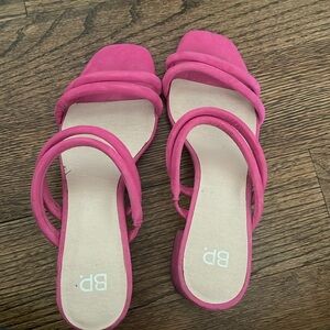 Pink sandals